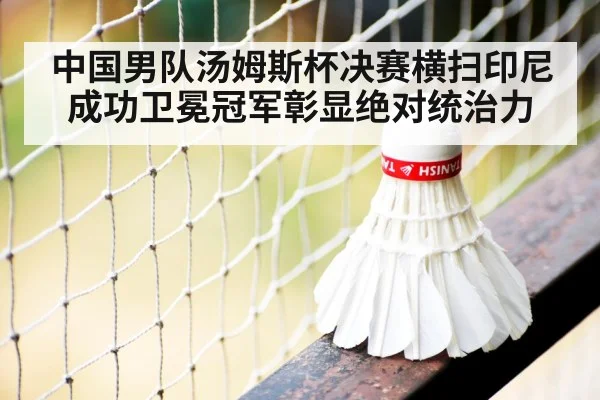 中国男队汤姆斯杯决赛横扫印尼成功卫冕冠军彰显绝对统治力